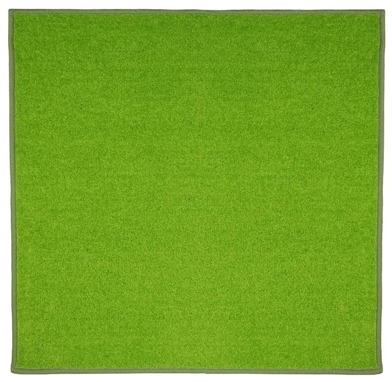 Vopi koberce Kusový koberec Eton zelený 41 štvorec - 180x180 cm