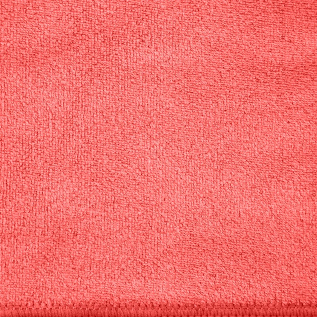 RÝCHLOSCHNÚCI UTERÁK Z MIKROVLÁKNA AMY3 SADA 3KS 70X140 CM KORALOVÁ