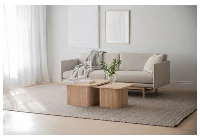 Sivý vlnený koberec 400x300 cm Auckland - Rowico