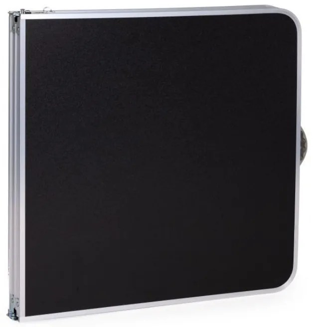 Bestent Kempingový stôl skladací 120x60cm a 4 stoličky Black