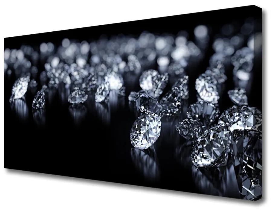 Obraz na plátne Diamanty umenie 140x70 cm