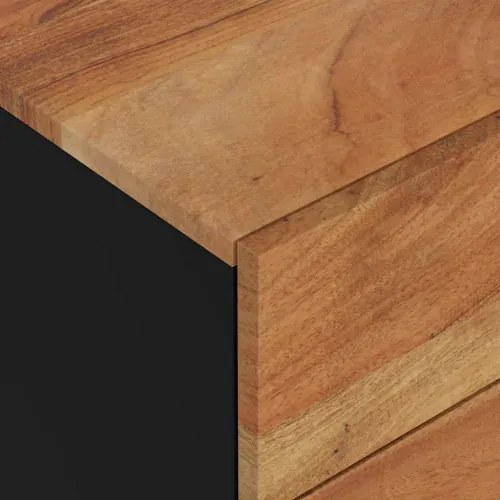 vidaXL Nočná skrinka 50x33x62 cm masívna akácia a spracované drevo-