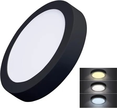 LED svetelný panel Solight čierna WD172-B