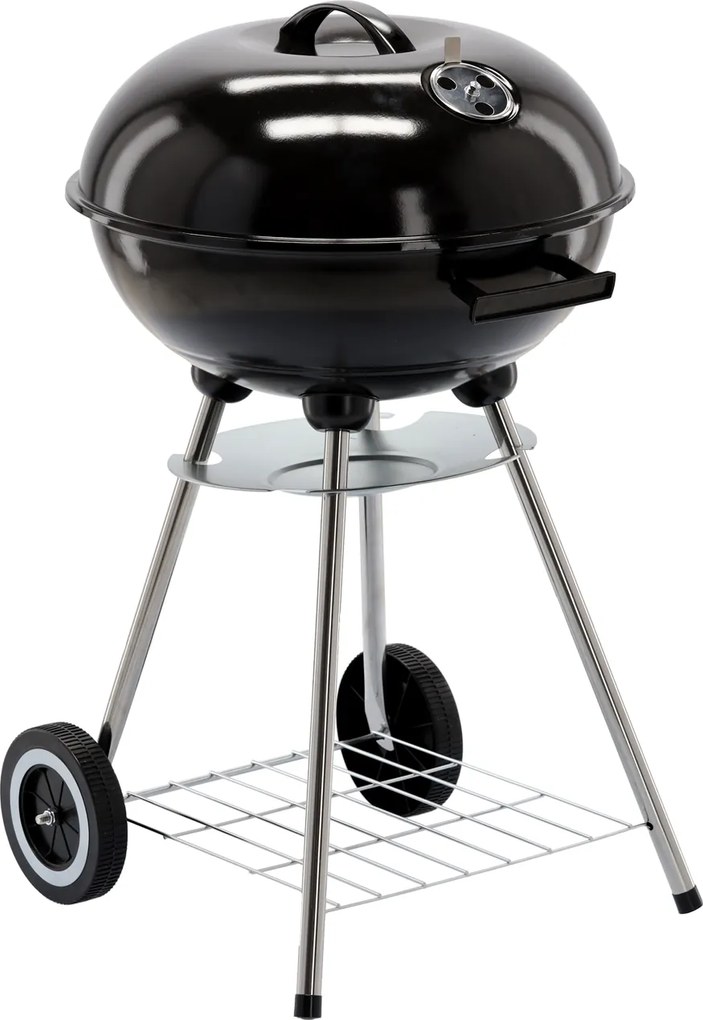 CH Záhradný kotlový gril na drevené uhlie - čierna