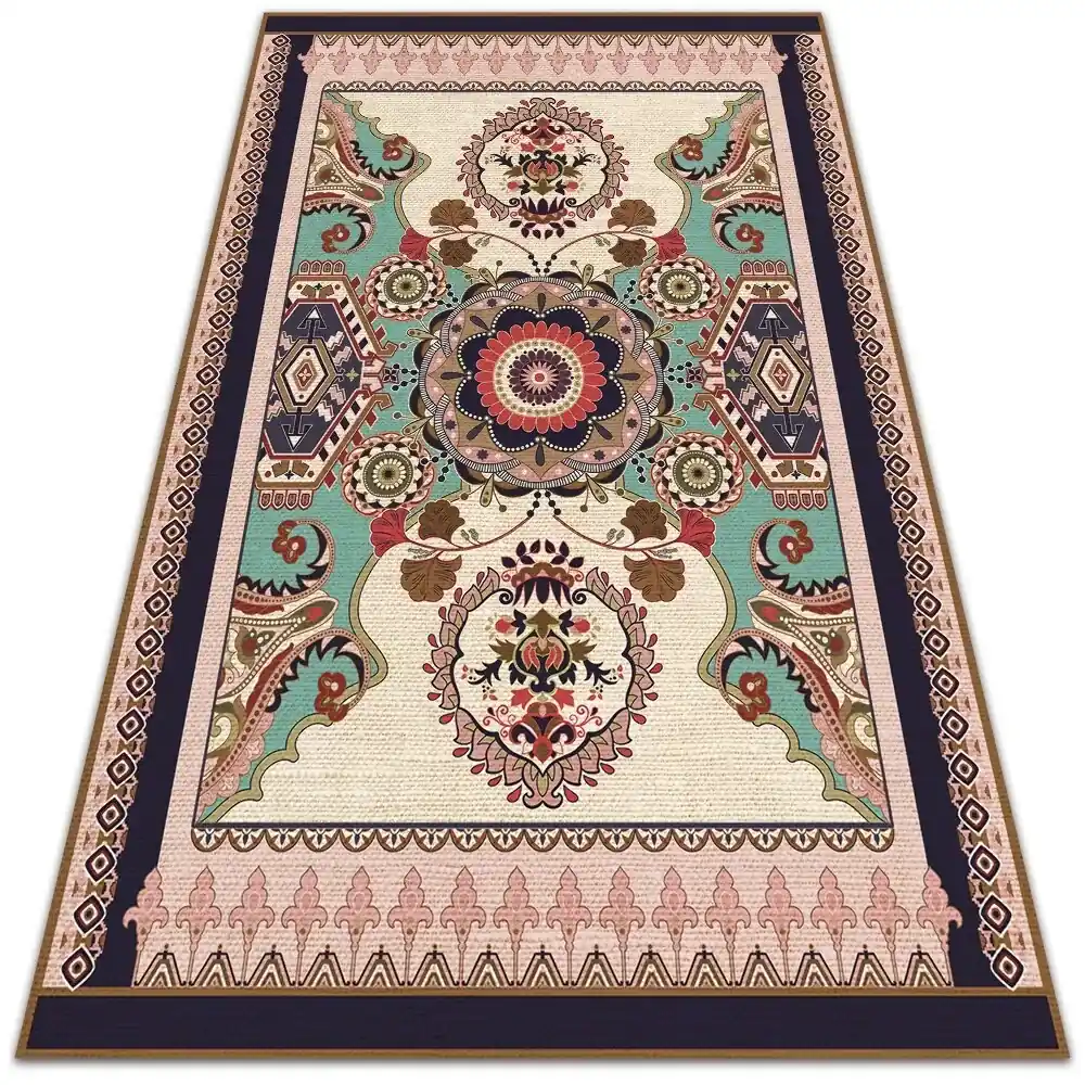 Univerzálny vinylový koberec Univerzálny vinylový koberec geometrické kvety  | BIANO