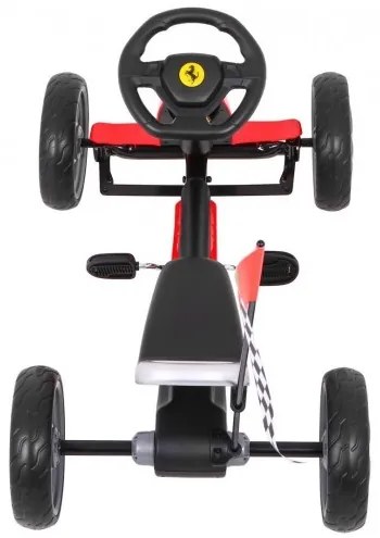 RAMIZ Detská kára Ferrari 8931 - červená