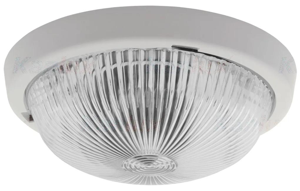 KANLUX Vonkajšie stropné osvetlenie DHARMA, 1xE27, 100W, 25cm, okrúhle, biele