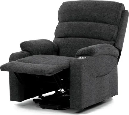 Polohovacie kreslo sivé, elektrické TV-S8348 GREY2