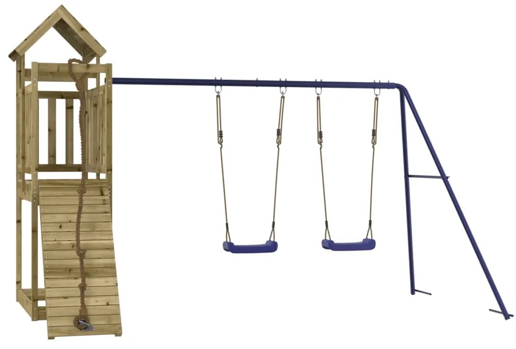 Vonkajšia súprava na hranie impregnovaná borovica