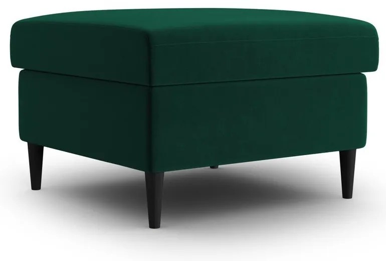 Zelená zamatová podnožka Kyoto – Cosmopolitan Design