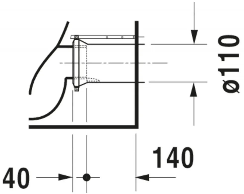 DURAVIT Darling New samostatne stojace WC kapotované s hlbokým splachovaním, 370 x 570 x 400 mm, biela, s povrchom HygieneGlaze, 2139092000