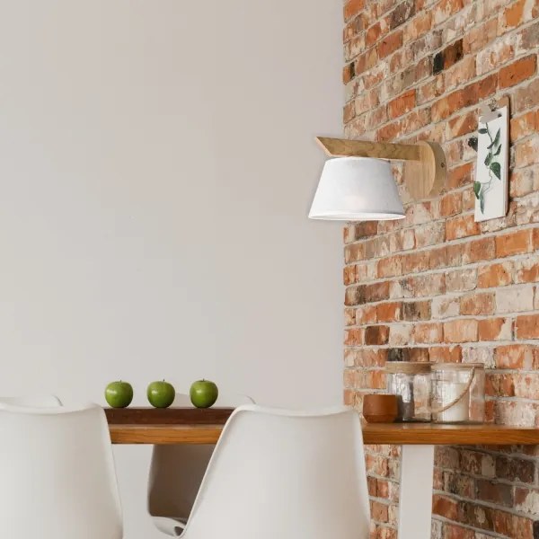 Nástenné svietidlo ANTONIO 1xE14/40W/230V dub