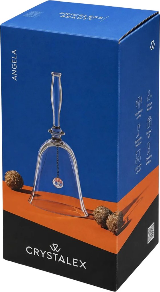 Pieskovaný zvonček Vločka 18 cm