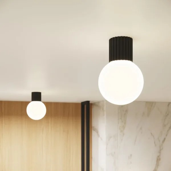 Sollux SL.1713 - Kúpeľňové stropné svietidlo HALO 1xG9/8W/230V IP44 čierna