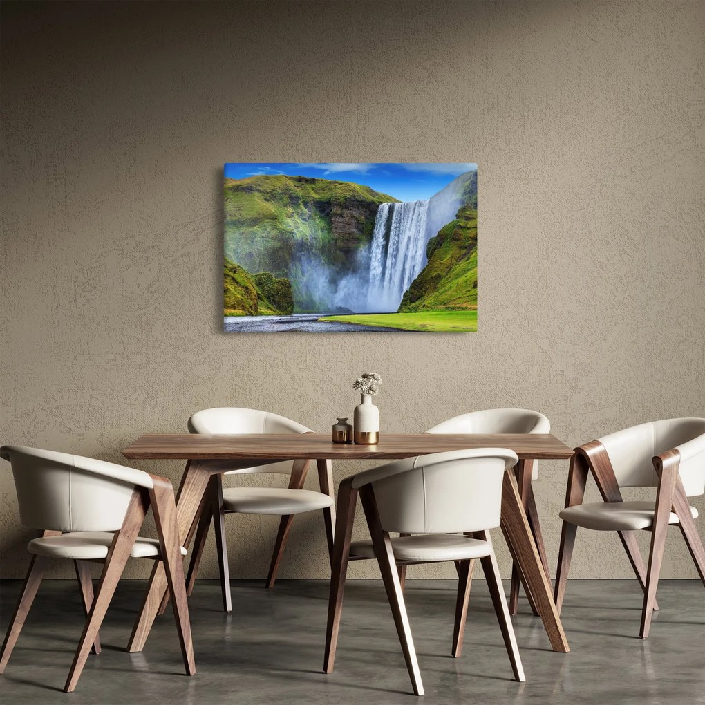 Obraz - Vodopád Seljalandsfoss (90x60 cm)