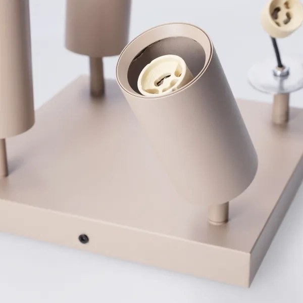 BRILAGI - LED RGBW stmievateľné bodové svietidlo SELE SQUARE 4xGU10/6,5W/230V béžové
