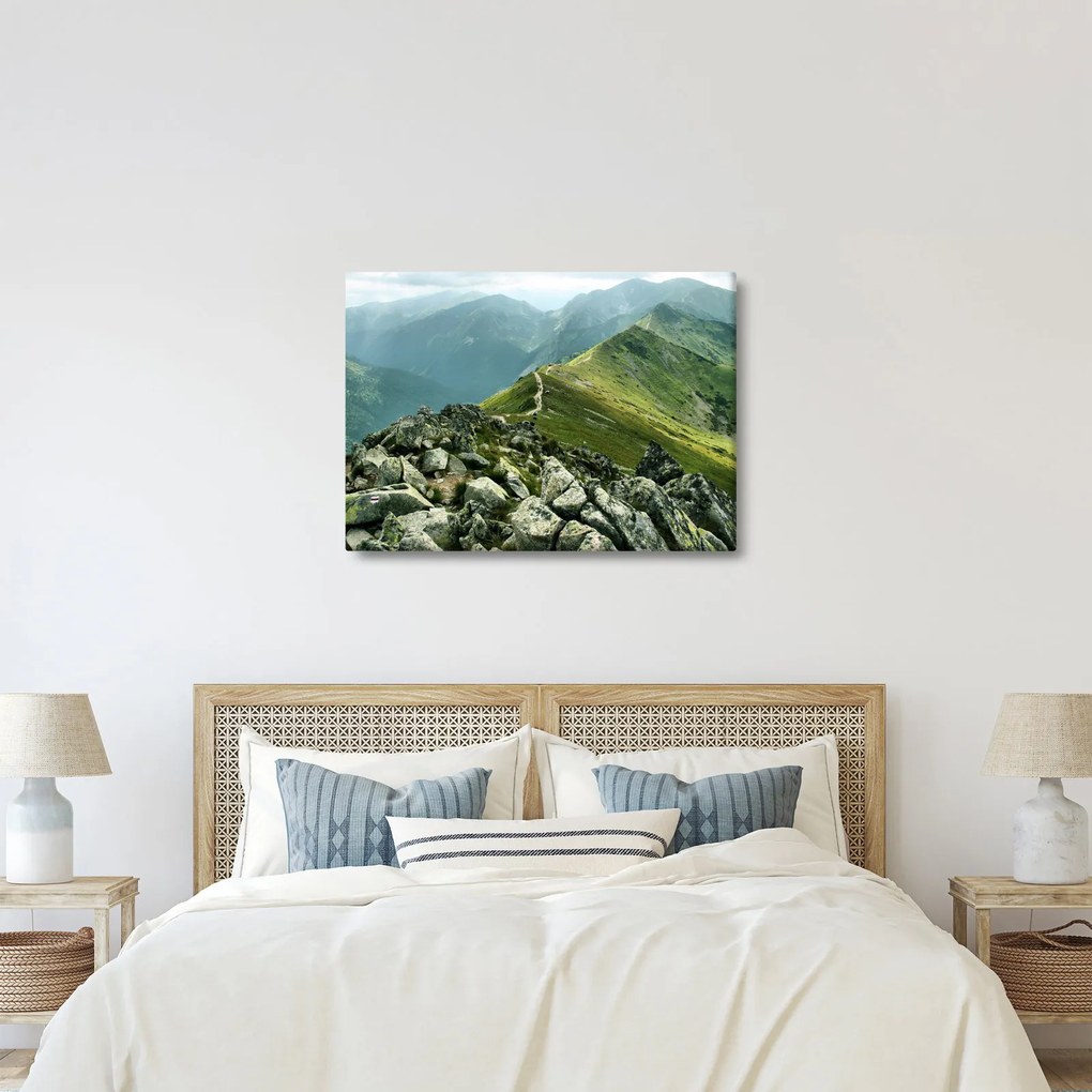 Obraz - Horská krajina (70x50 cm)