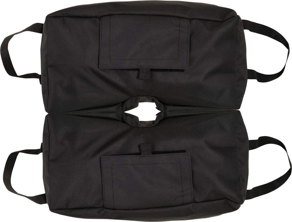 Stojan na slnečný slnečník Outsunny - 2 x naplniteľné vrecia (50 kg) s lopatkou, polyester + plast, 50 x 25 x 18 cm | Aosom