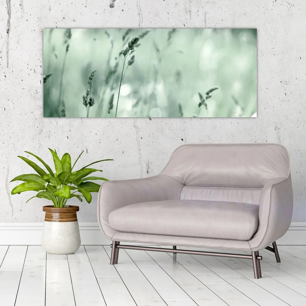 Obraz - Zelená lúka (120x50 cm)