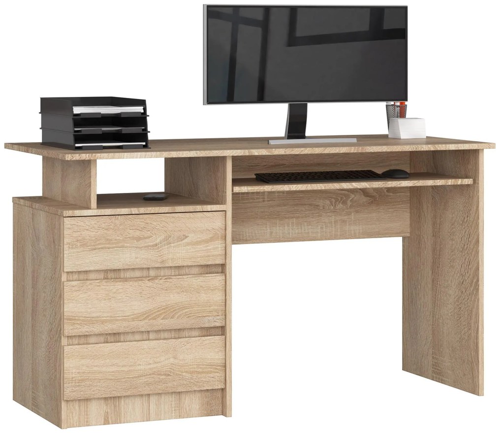 PC stolík Bronte (dub sonoma). Akcia -13%. Vlastná spoľahlivá doprava až k Vám domov. 1128519