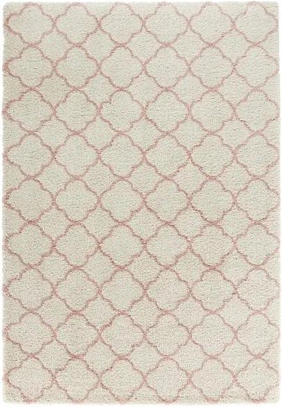Krémovo-ružový koberec Mint Rugs Grace Creme Rose, 80 × 150 cm