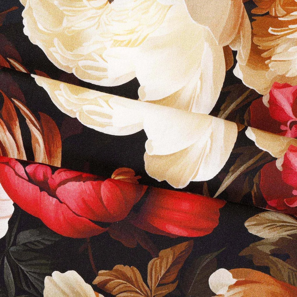 SATÉNOVÉ OBLIEČKY LUXURY PANERA 160X200 CM, 2KS 70X80 CM KVETY
