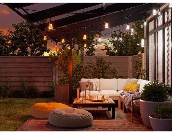 Nanoleaf NF084E00-20SLO- LED RGBWIC Rozšir. reťaz GIRLANDA 20xLED 15m Wi-Fi IP65