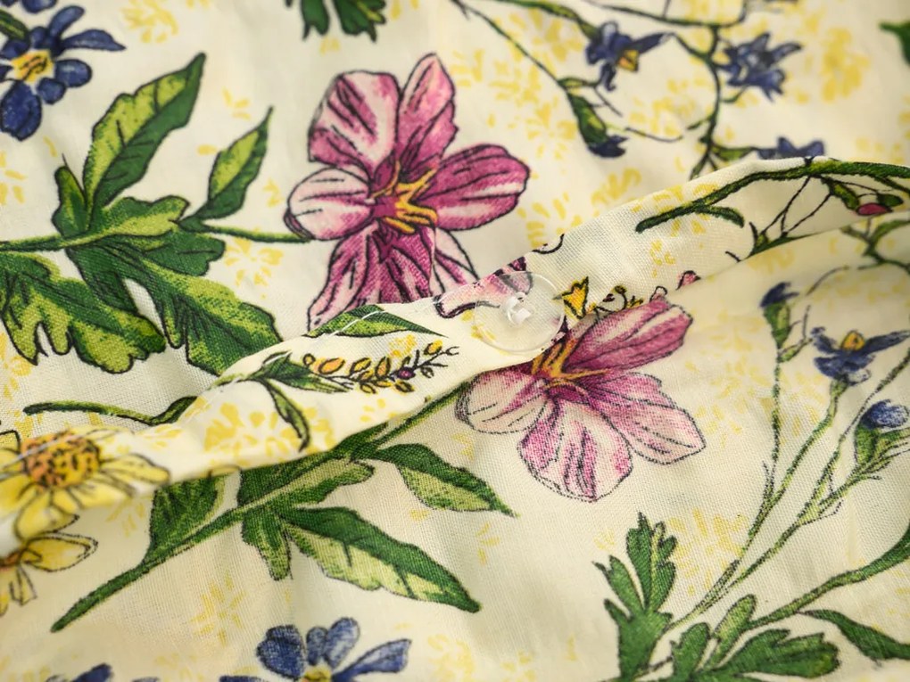 Krepové obliečky HERBELLE farebné Rozmer obliečky: 70 x 90 cm | 140 x 200 cm