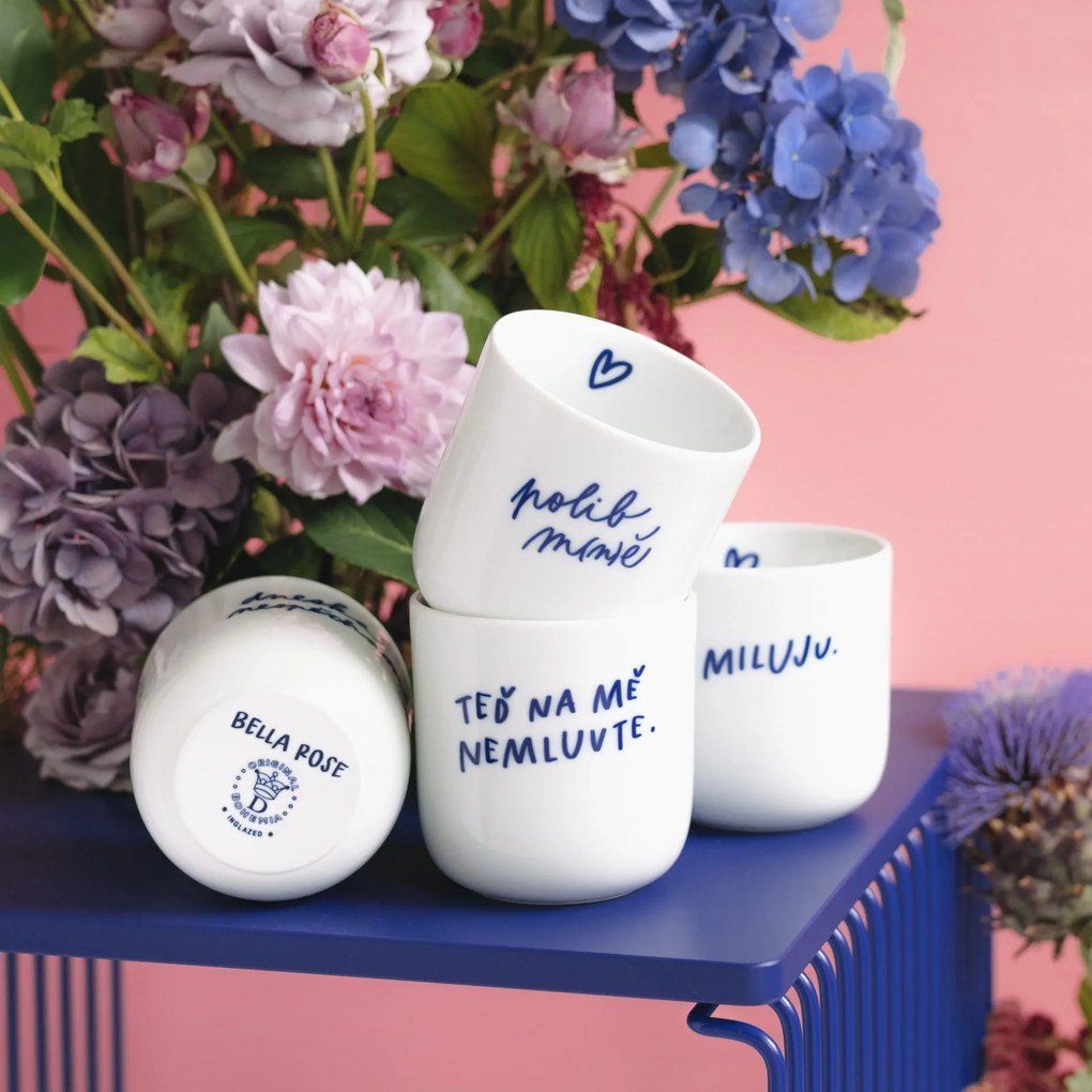 Bella Rose Porcelánový hrnček Teď na mě nemluvte 270 ml