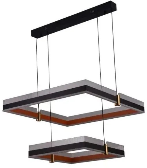 LED Stmievateľný luster na lanku LED/50W/230V 3000-6500K + diaľkové ovládanie