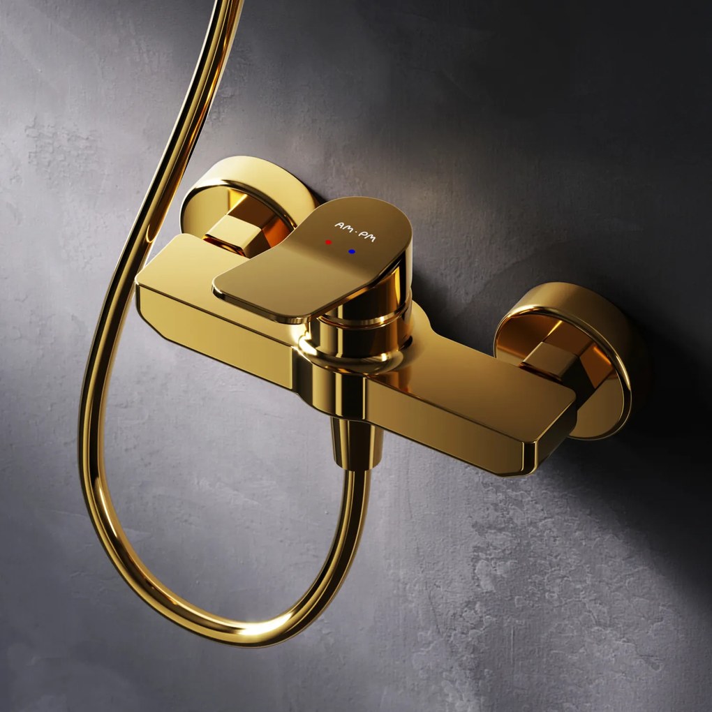 Sprchová batéria AM.PM X-Joy FXA20099 jednopáková, zlatá