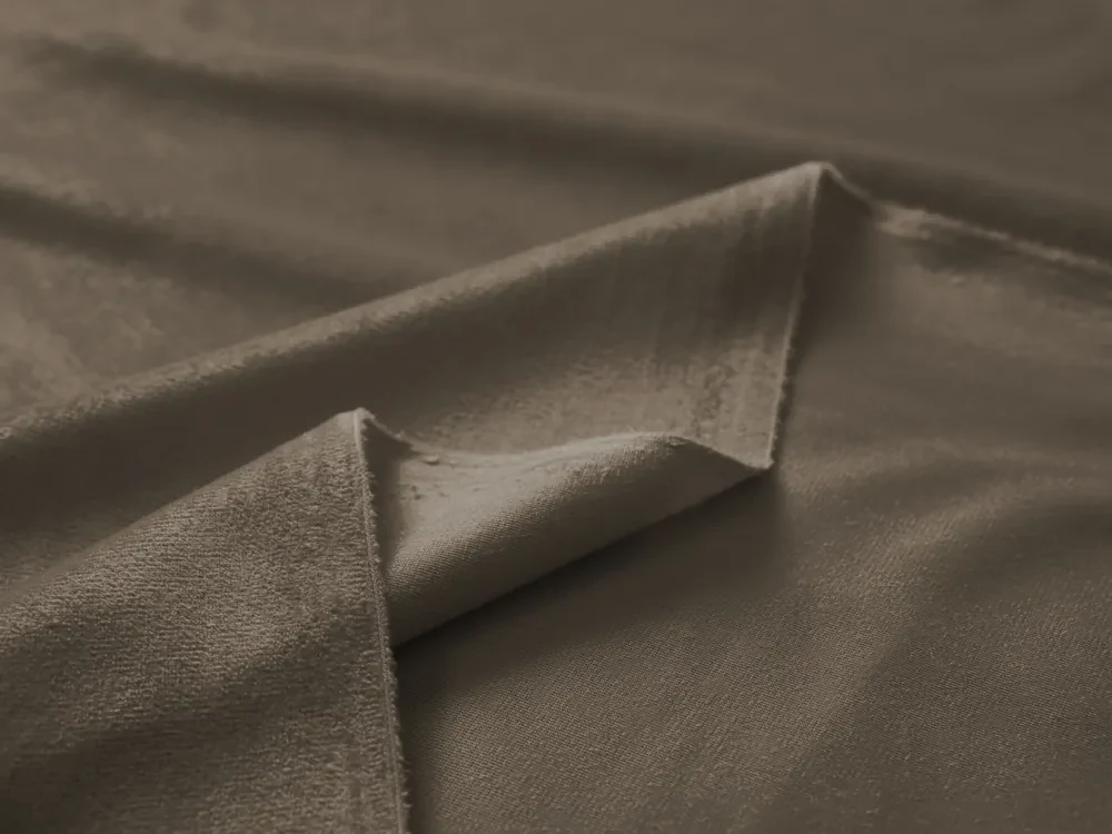 Biante Zamatový štvorcový obrus SV-031 Hnedá khaki 130x130 cm