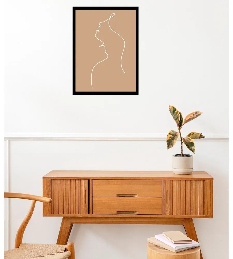 Plagát 29x41 cm Lovers Line Art – Veronika Boulová