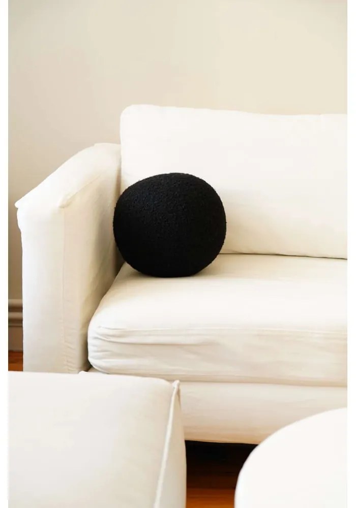 Dekoračný vankúš z materiálu buklé ø 25 cm Top – Mioli Decor