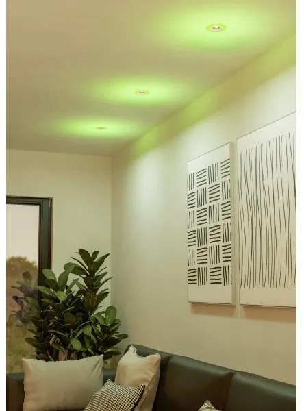 Eglo 901117- Sada 3x LED RGB stmievateľných kúpeľňových svietidiel CALONGE 3,8W/230V IP44 + diaľkový ovládač