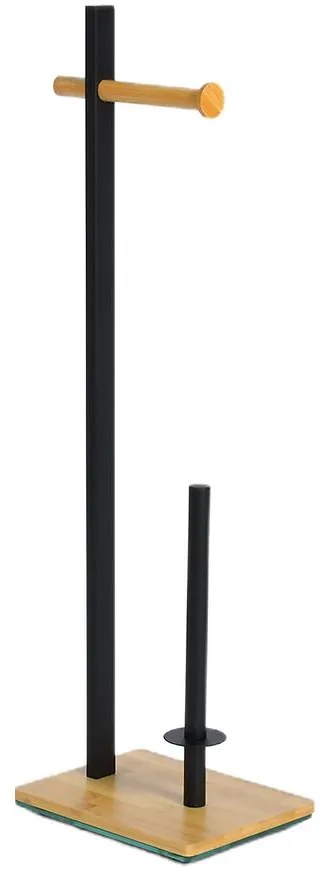 Stojan WC Čierna/Bambus Bpl0035a/Bpl0027a