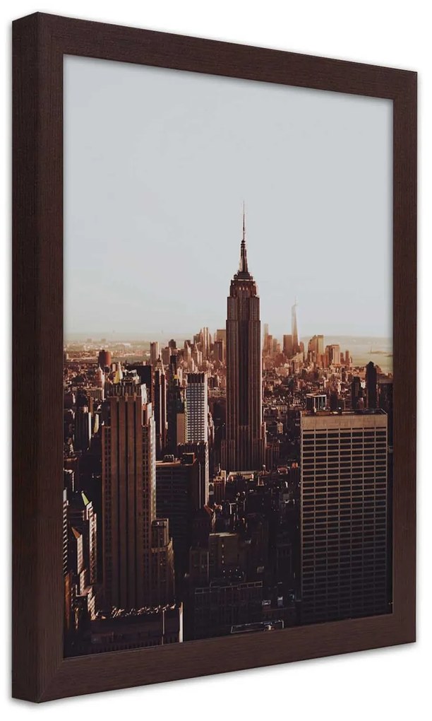 Gario Plagát Empire state building NYC Farba rámu: Bez rámu, Rozmery: 30 x 45 cm