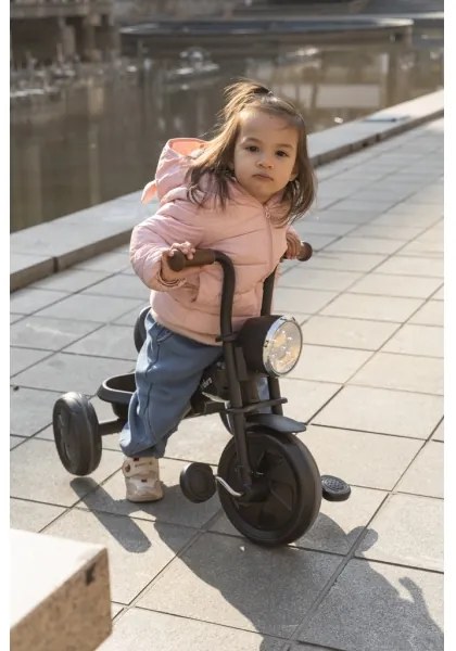 QPlay - Detská trojkolka TRIDURO čierna/červená