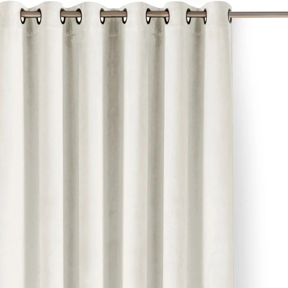Krémový zamatový dimout záves 200x270 cm Velto – Filumi