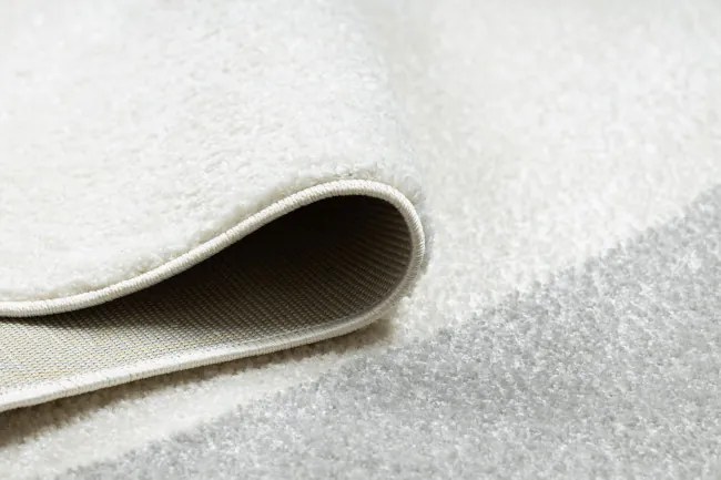 Koberec FUSION Shape 5710 biely / modrý