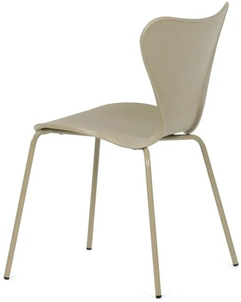 Autronic BONTEC Jedálenská stolička, hnedá, plast, CT-X7034 CAP Farba: Béžová