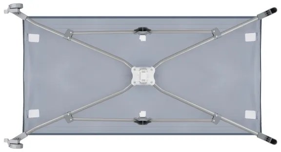 Lionelo - Cestovná postieľka STEFI modro-šedá