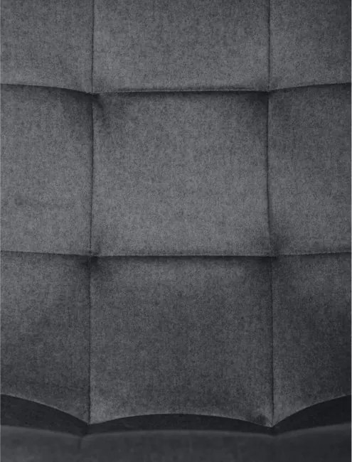 Jedálenská stolička zamatová, sivá DCL-X7015 GREY2