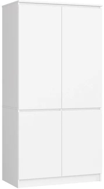 Skriňa S 90 4D CLP biela