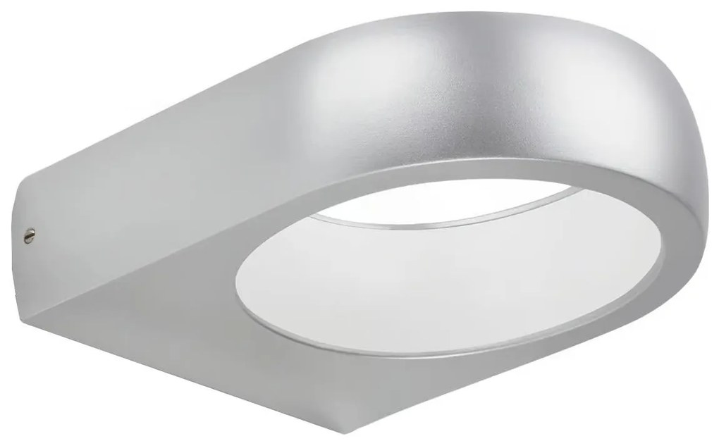 Telefunken 320204TF - LED vonkajšie nástenné svietidlo LED/6,5W/230V IP44 matný chróm