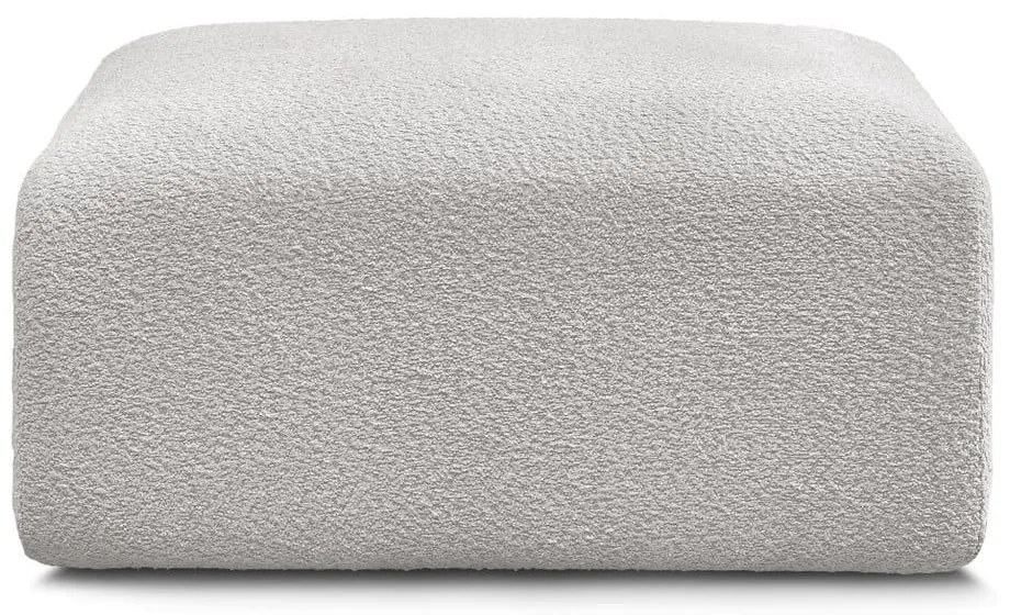 Svetlosivá podnožka z textílie bouclé Tina – Bobochic Paris