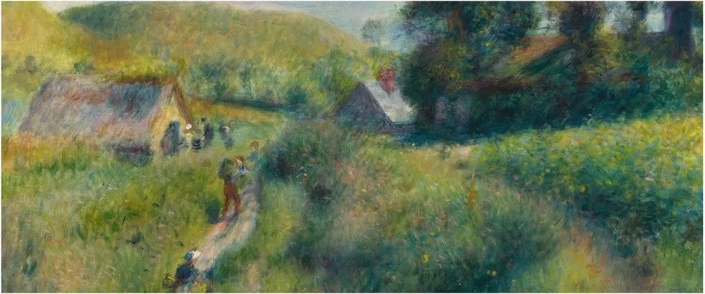 Obraz - Auguste Renoir, The Mussel Harvest, reprodukcia (120x50 cm)