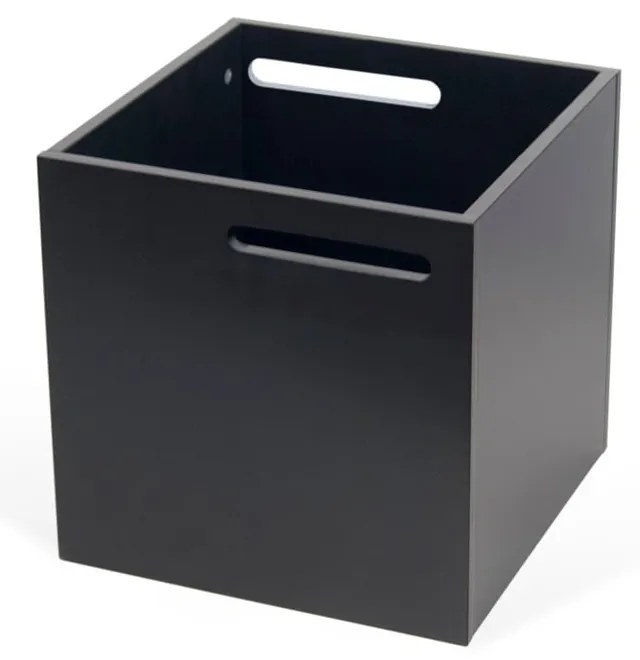 Čierny úložný box ku knižniciam TemaHome Berlin