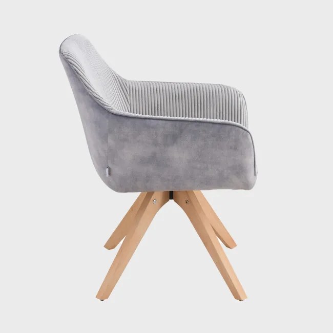 Jedálenská stolička PESA sivá 708787