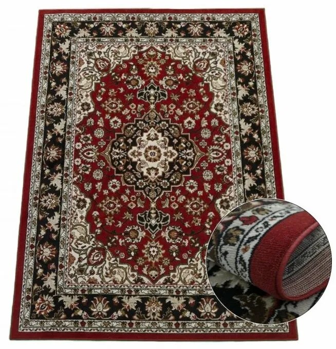 Kusový koberec Lotus 9306 red, 60 x 90 cm